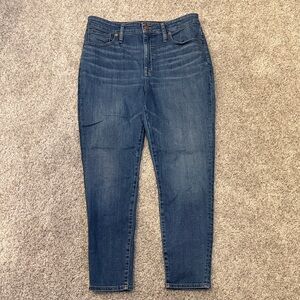 Madewell Curvy High Rise Skinny Crop Jeans